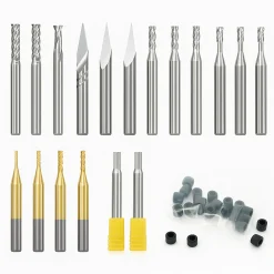 Makera - Commonly Used Milling Bit Bundle for CNC (26 Pcs)