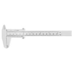 Plastic Vernier Caliper / Skydelære - White