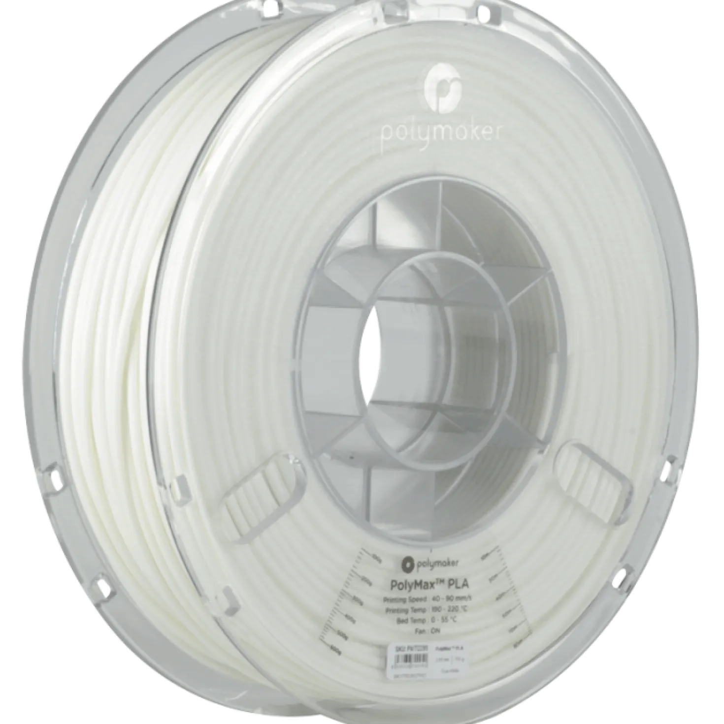 Polymaker PolyMax PLA - True White - 1.75mm - 750g