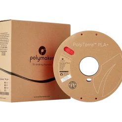 Polymaker - PolyTerra PLA+ - Red - 1.75mm - 1kg