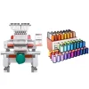 PooLin - EOV - Multi-Needle - Broderimaskine + GRATIS Broderitråd - 4000m Ruller - 100 Farver - Bundle