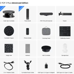Revopoint - Pop 3 Plus - 3D Scanner - Advanced Edition