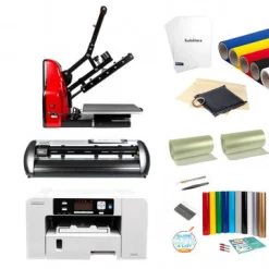 Skiltepakke - Jaguar V 61 LX Skæreplotter, Semiautomatisk Varmepresser og Sublimationsprinter Bundle