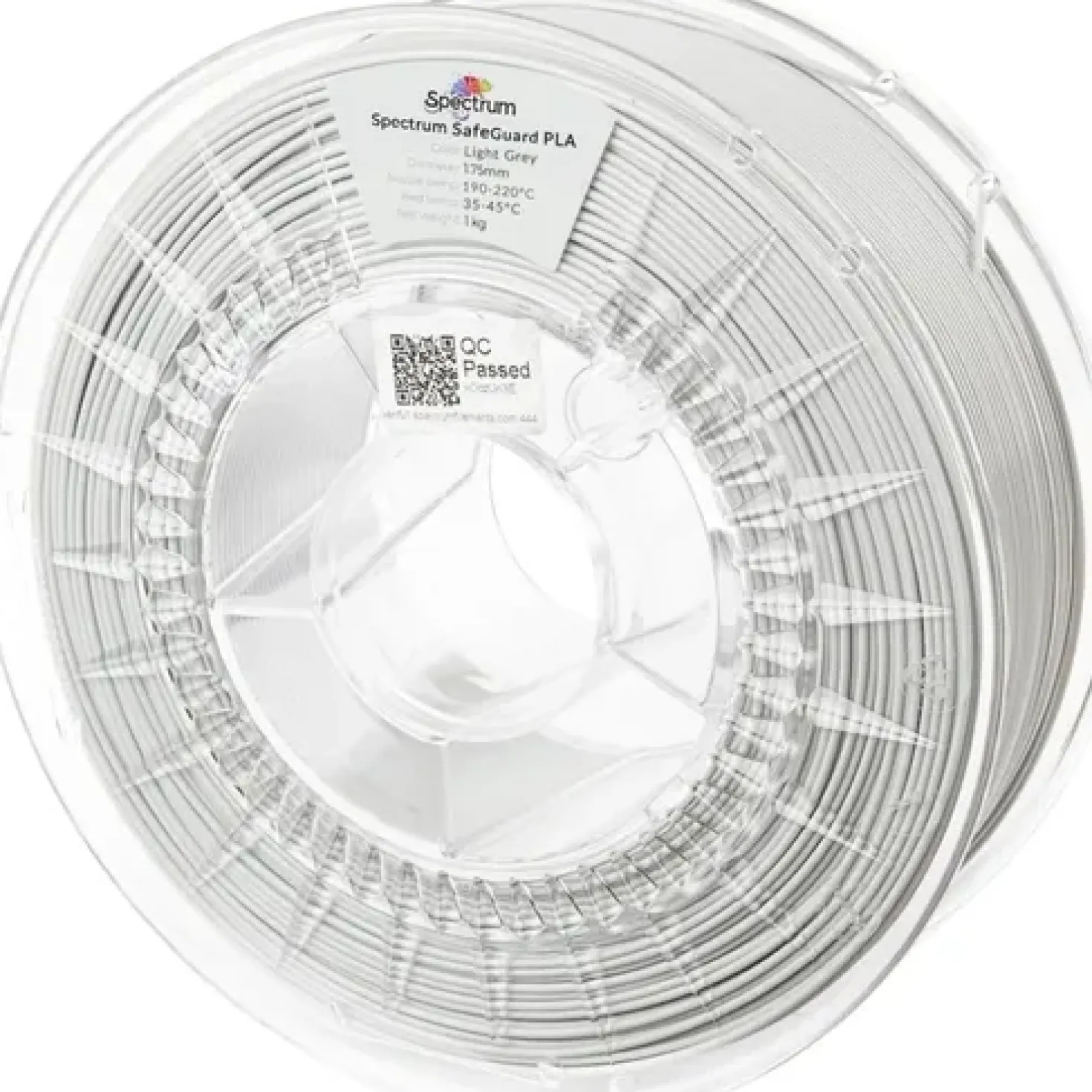 Spectrum - FlameGuard PLA - Light Grey - 1.75mm - 1kg