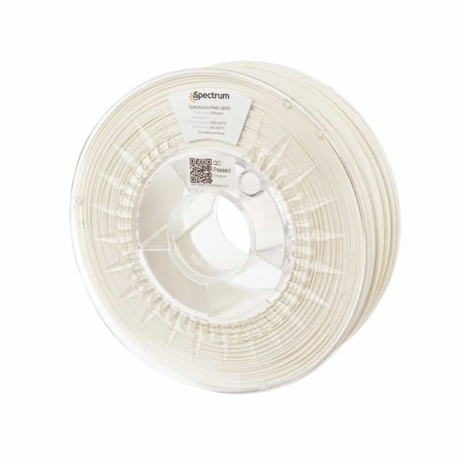 Spectrum - Nylon PA6 GK10 - Natural - 1.75mm - 750g