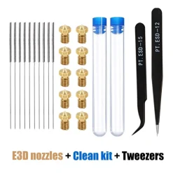 Spider - Nozzle +Clean Kit+Tweezers 0.4mm - V6 Kit