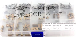 SpiderScrew Kit with Knurls - M3 - 80 pcs