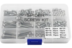 SpiderScrew Kit with Nuts - M4 - 80 pcs