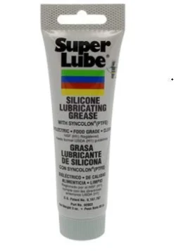 Super Lube® - Silicone Lube (PTFE) - 3 oz Tube - Translucent White