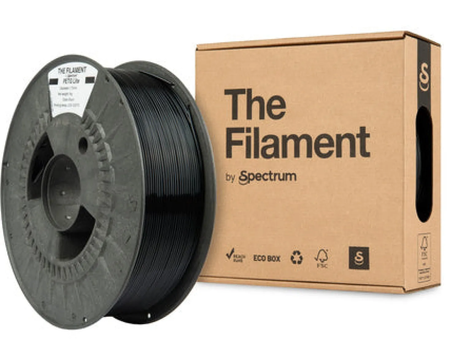 The Filament - PETG Lite - Black - 1.75mm - 1kg