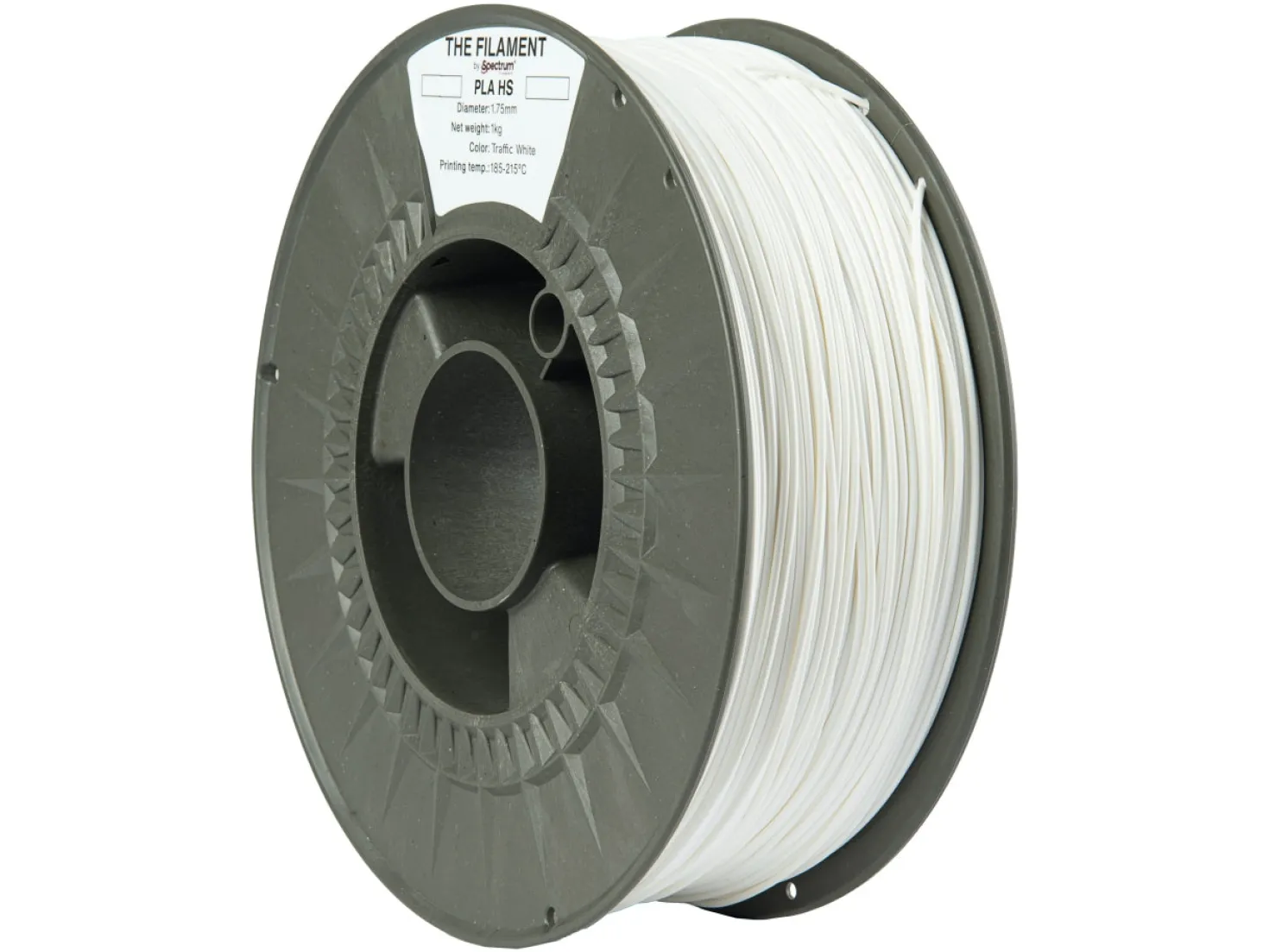 The Filament - PLA High Speed - Traffic White - 1.75mm - 1kg