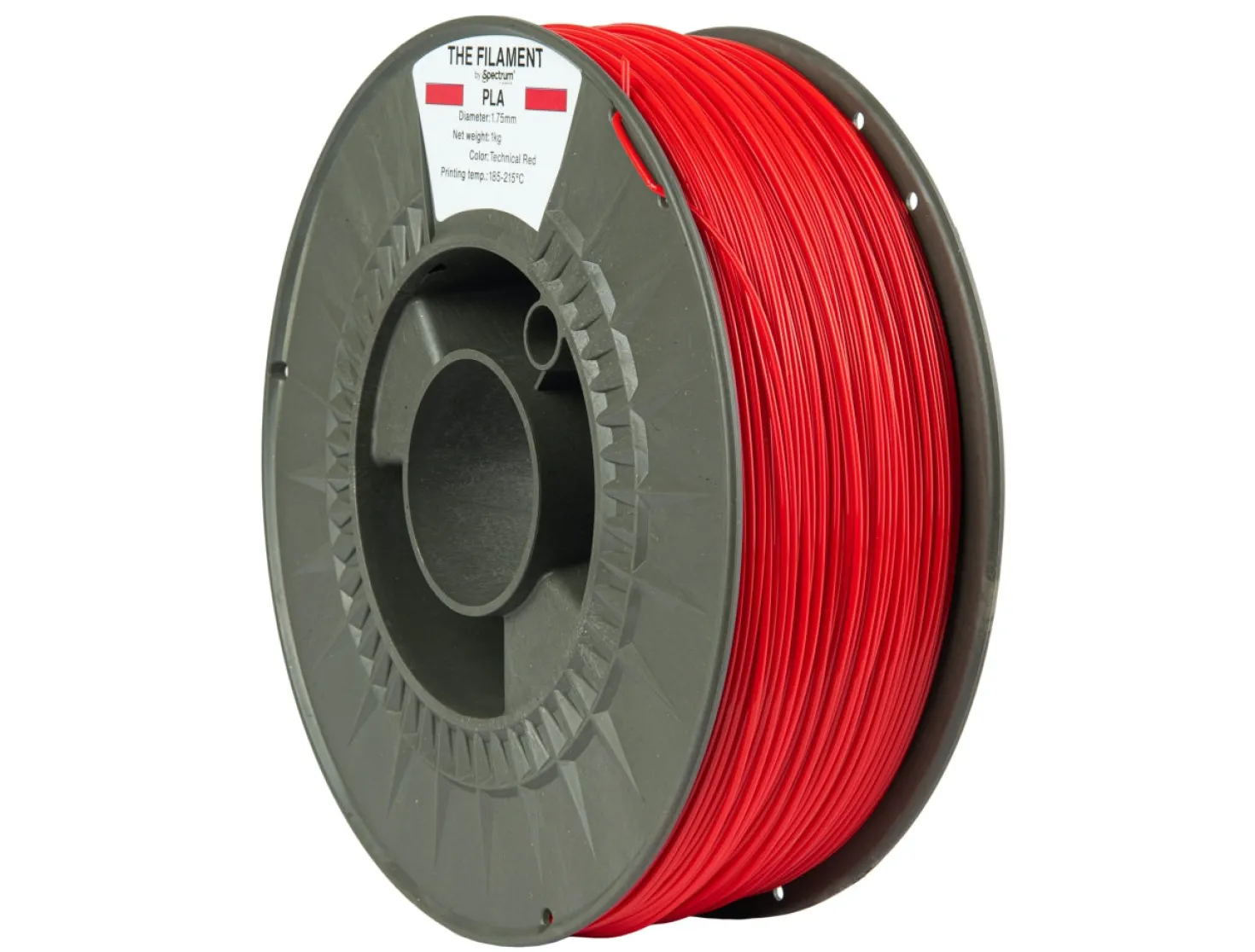 The Filament - PLA - Technical Red - 1.75mm - 1kg