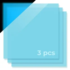 xTool - Acrylic Sheet Plexiglass - Glow in the Dark - Blue Turquoise - 3mm (3pcs)