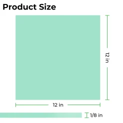 xTool - Acrylic Sheet Plexiglass - Glow in the Dark - Green Turquoise - 3mm (3pcs)