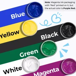 xTool - Basis Color Screen Printing Ink Set (6 Colors)