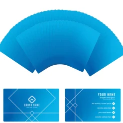 xTool - Blue Metal Visitkort 60pcs