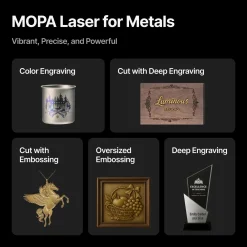 XTool - F2 Ultra - 60W MOPA + 40W Diode Dual Laser