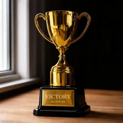xTool - Gold Plastic Trophy Cup Set (3pcs)