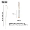 xTool - Hidden Message Necklace - Stainless Steel - Rose Gold (3pcs)