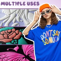 xTool - Mix Colors Puff Vinyl Heat Transfer (14pcs) - 30,5 x 25,4cm
