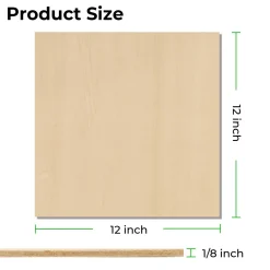 xTool - Plywood Sheets Trial Kit - 3mm (18pcs)