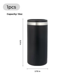xTool - Slim Can Cooler (12oz/0.35L) - Black to Silver