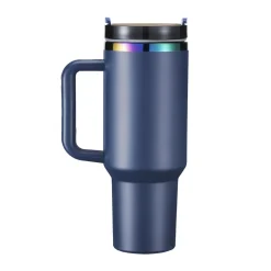 xTool - Stainless Steel Tumbler with Removable Handle - Navy To Iridescent (40z/1.18L)