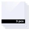 xTool - Two-color Acrylic Sheet - White to Black 300x300x3mm - 3pcs