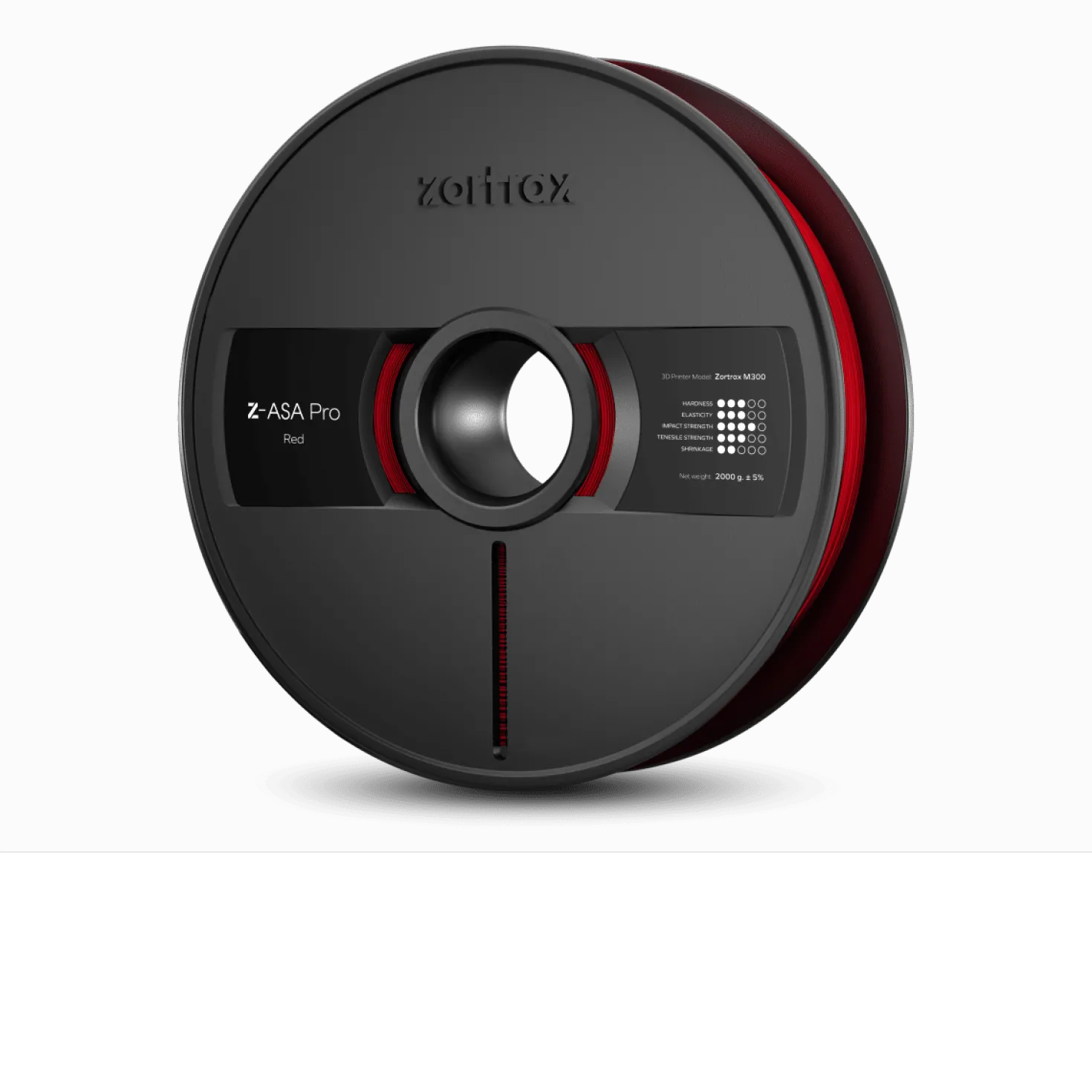 Zortrax - Z-ASA Pro Filament for M300 - Red - 1.75mm - 2 kg